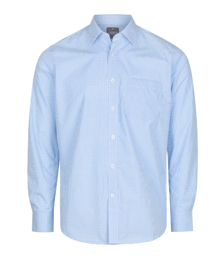 Picture of Gloweave Mens Westgarth Gingham Check Long Sleeve Shirt